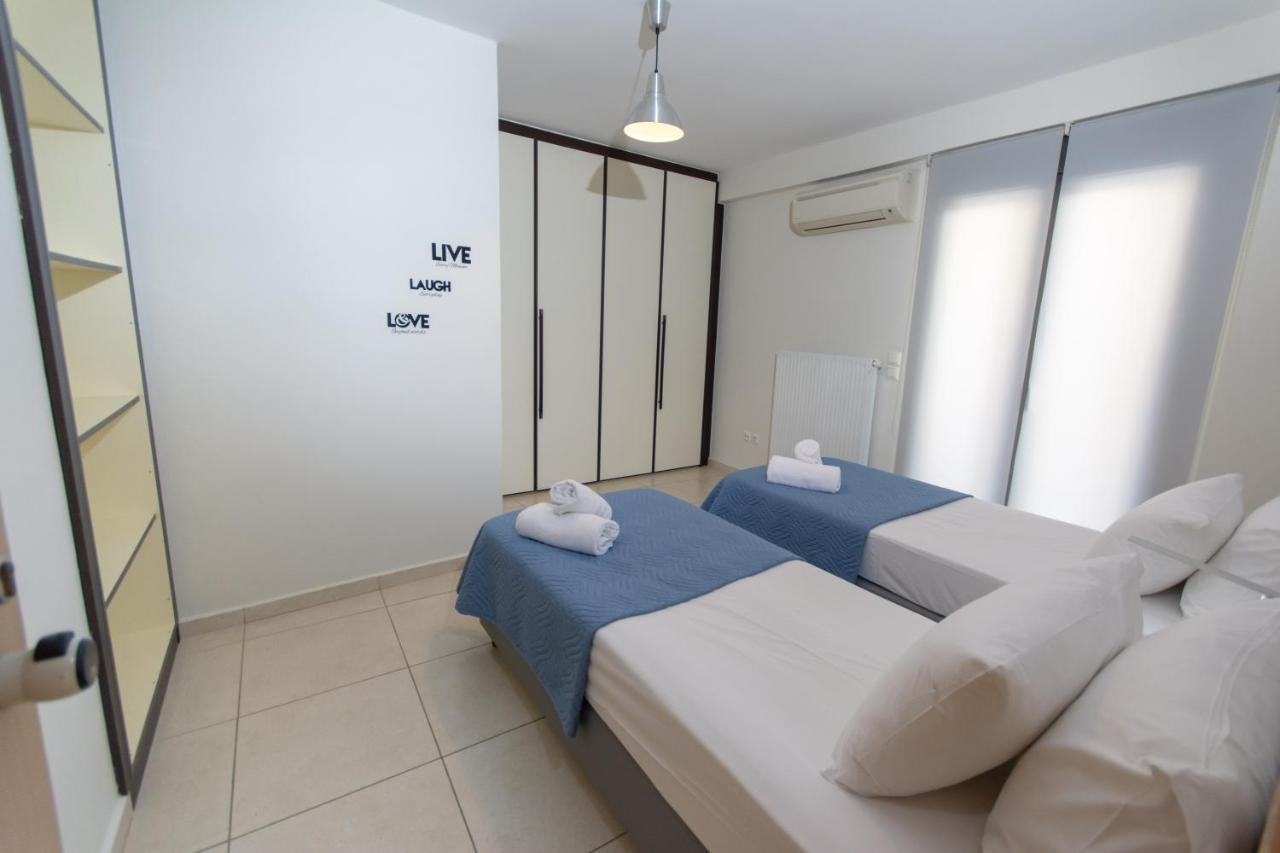 Spacious Fully Equipped 3Bd 2Bath Apt In The Heart Of City With Balconies Ac And Fast Wifi #1 Kandiye Dış mekan fotoğraf